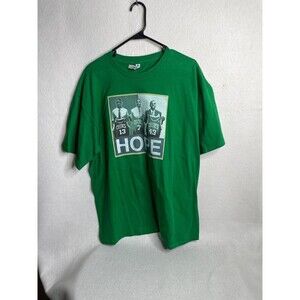 BOSTON CELTICS "Hope" Payers # 13 , 7 , 43  Shirt Green Size XLarge XL